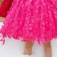 لباس مجلسی دخترانه سرخابی