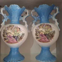 یک جفت گلدون کاپی قصاعی