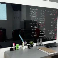 تخته وایت برد مشکی 170x90 مگنتی