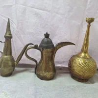 دله برنجی گلابپاش شرابخوری برنجی قدیمی عتیقه