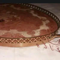 سینی دکوری چوب قدیمی
