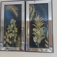 تابلو با قاب آینه ای دوتیکه