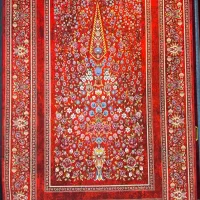 فرش دیناز طرح باغ گل