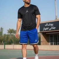 ست جردن پیراهن و شلوارک دمپا نوار