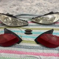 لنت ایساکو تیپ دو و چراغ جلو و عقب 206