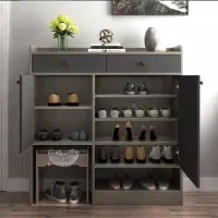 جاکفشی مدرن کشو دار مدل SIGMA / ماکان چوب