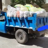 حمل نخاله با نیسان با کارگر وپخش مصالح ساختمانی