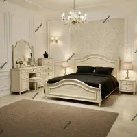 سرویس خواب دو نفره.تخت دونفره.تشک.میزارایش کد 2|تخت و سرویس خواب|مشهد, گرجی علیا|دیوار