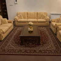 مبل  راحتی ۷نفره (مبل ایران) تماماً چوب گردو