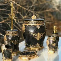 ست سرویس بهداشتی  جا مایع ظرفشویی