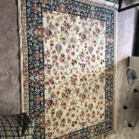گلیم فرش و پادری طرح ابریشم بسیار با کیفیت