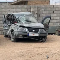 سمند 85 تصادفی