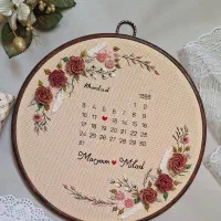قاب یا دیوارکوب گلدوزی