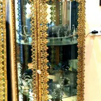 ساعت،ویترین، آینه شمعدان