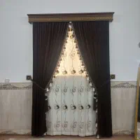 دوعدد پرده در حد نو