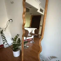 آینه دفرمه چوبی