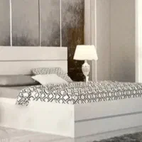 تخت خواب دونفرسفیدباخوشخواب