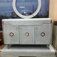ست کنسول صفحه خم و میز تلوزیون،صفحه خم شش ضلعی