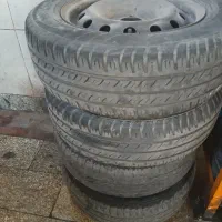 رینگ و لاستیک پژو+دیسک چرخ و دیاق گارد پاترول
