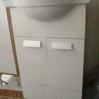 ست آینه وروشویی کابینتی