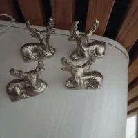 گوزن برنز 4عدد درحدنونوجاشمعی وجاکلیدی