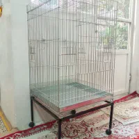 قفس استیل بزرگ کاسکو و طوطی سانان