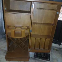 کمد بار چوبی