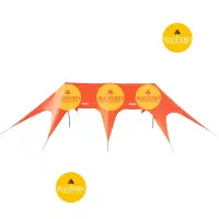 چادر سایبان ستاره ای دوستون وسه ستون با ارسال سریع