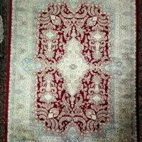قالی فرش  حریر ابریشمی