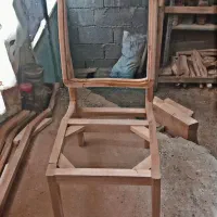 میز ناهار خوری وصندلی خام