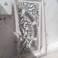 درب حیاط  قیر حفاظ روشویی مقداری مصالح