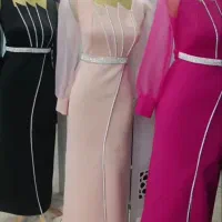 لباس مجلسی بلند / دن مجلسی گلبهی