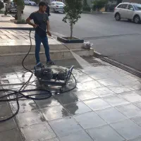نظافت ساختمان راه پله پارکینگ با کارواش نظافتچی