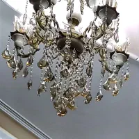 دوعددلوستر 10شعله جدید برنز