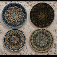 دیوارکوب های دست ساز نقطه چینی ومینا کاری