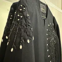 مانتو کتی مجلسی  کار شده  و جواهر دوزی نو