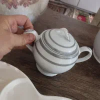 قوری قندان شکلات خوری چینی