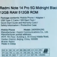 شیائومیNote14 Pro 5G 512 کف قیمت(موبایل کوردتِل)|موبایل|کرمانشاه, |دیوار