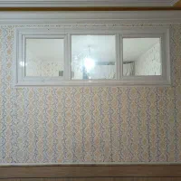 رنگ کاری نقاشی ساختمان طرح کاغذ دیواری با رنگ