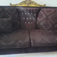 فروش مبل ۷نفره با ۳عدد میز عسلی قیمت ۲۵ملیون تومان