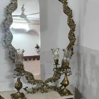 آینه و شمعدان جنس برنج