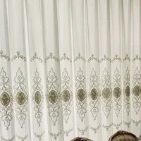 پرده حریر ترک تمیز