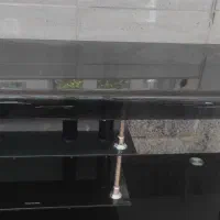 میز تلویزیون شیشه ای مشکی