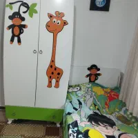 سرویس تخت و کمد چهار تکه پسرانه