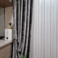 2عدد والن پرده مخمل