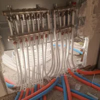 لوله کش اب وفاضلاب گرمایش از کف