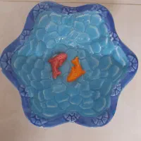 کاسه سفالی ماهی