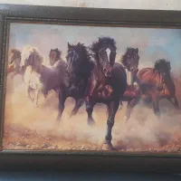 تابلو دکوراتیو طرح اسب (بسیار خوش‌نقش و انرژی‌بخش)
