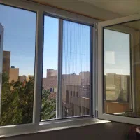 upvc(درب وپنجره دوجداره)توری پلیسه