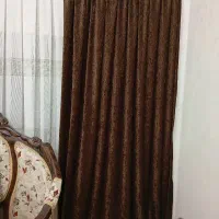 پرده تور به همراه والان کاملا سالم و تمیز